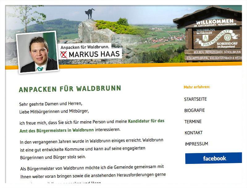 Markus Haas - Anpacken für Waldbrunn