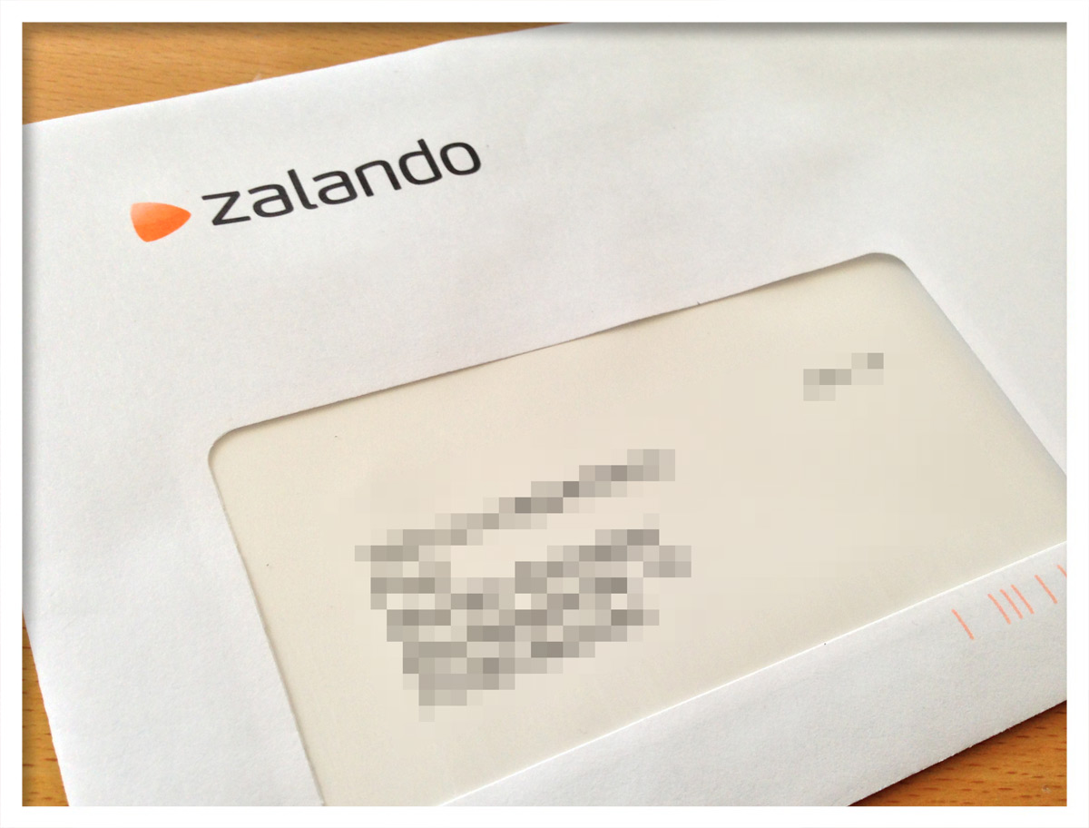 Brief von Zalando