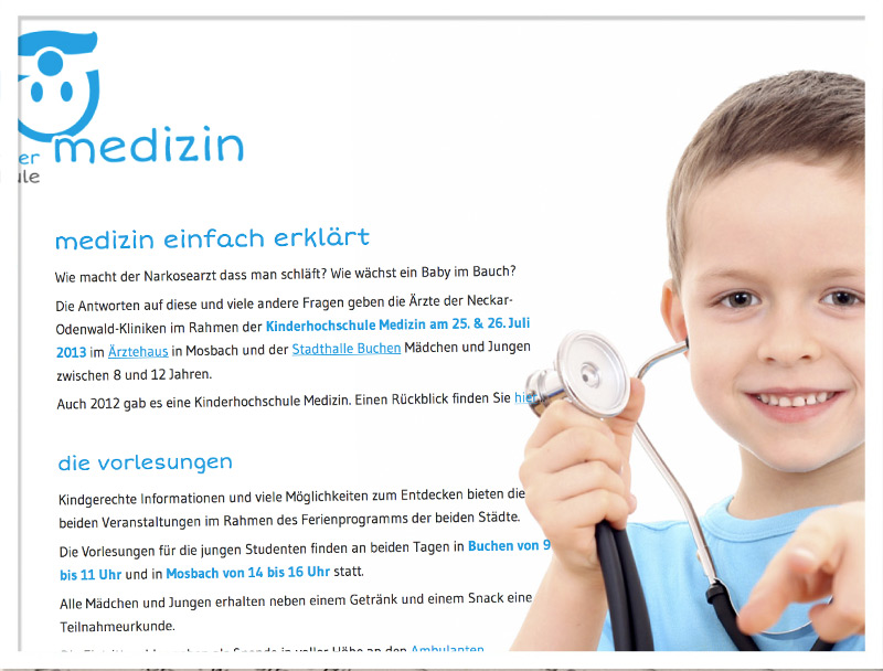 Kinderhochschule Medizin in Mosbach & Buchen