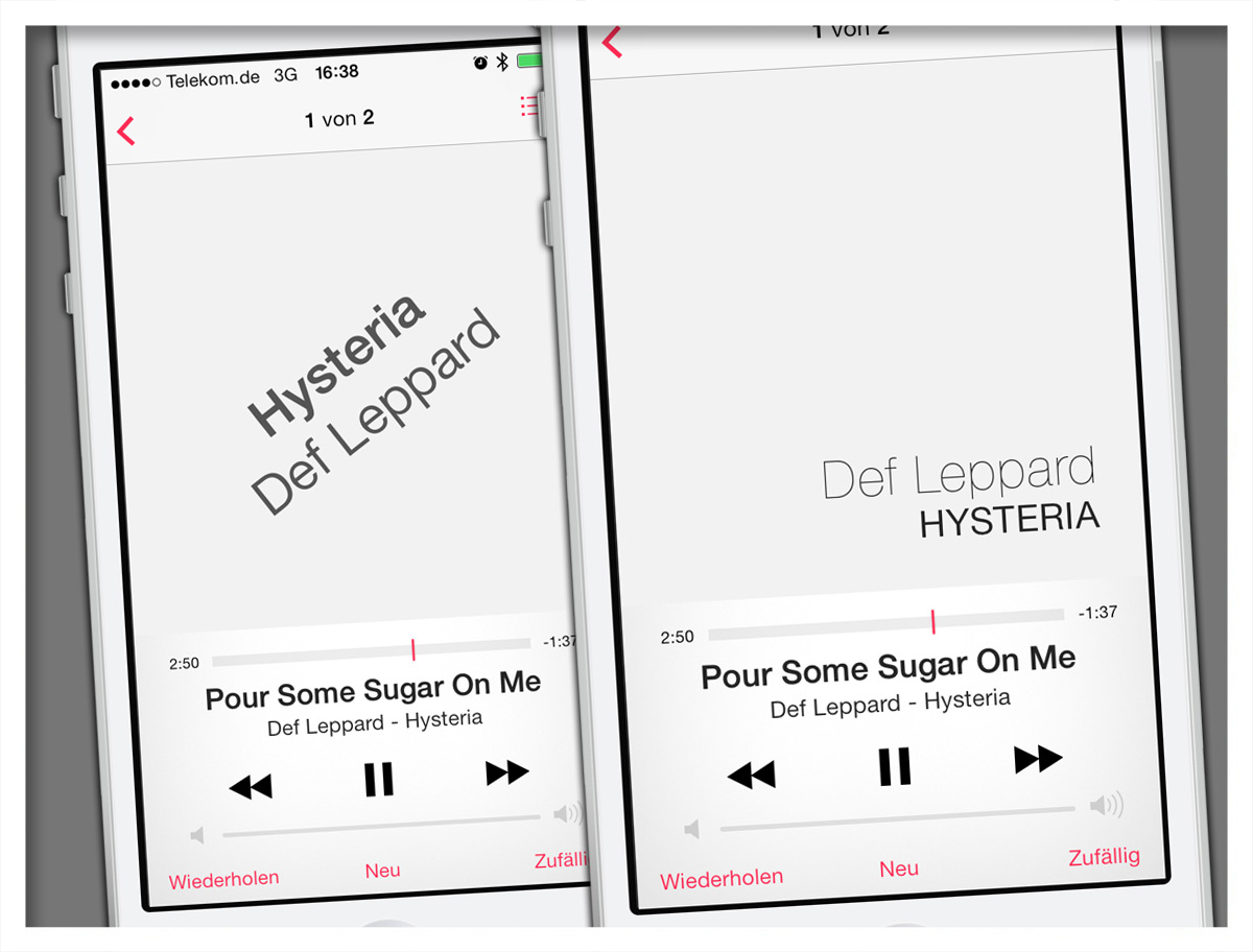 Kein CD-Cover in iOS7