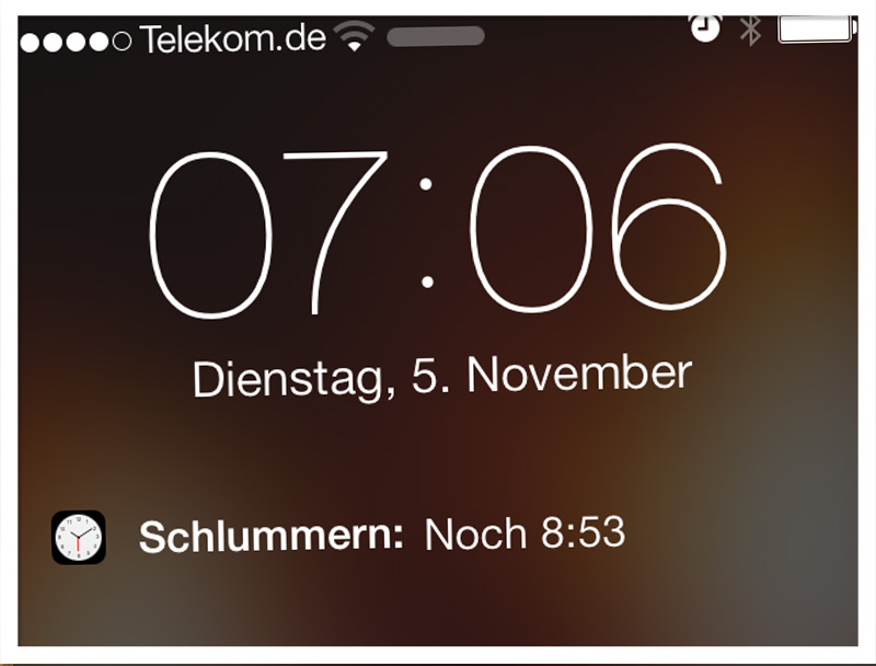 iPhone-Schlummer alle 9 Minuten