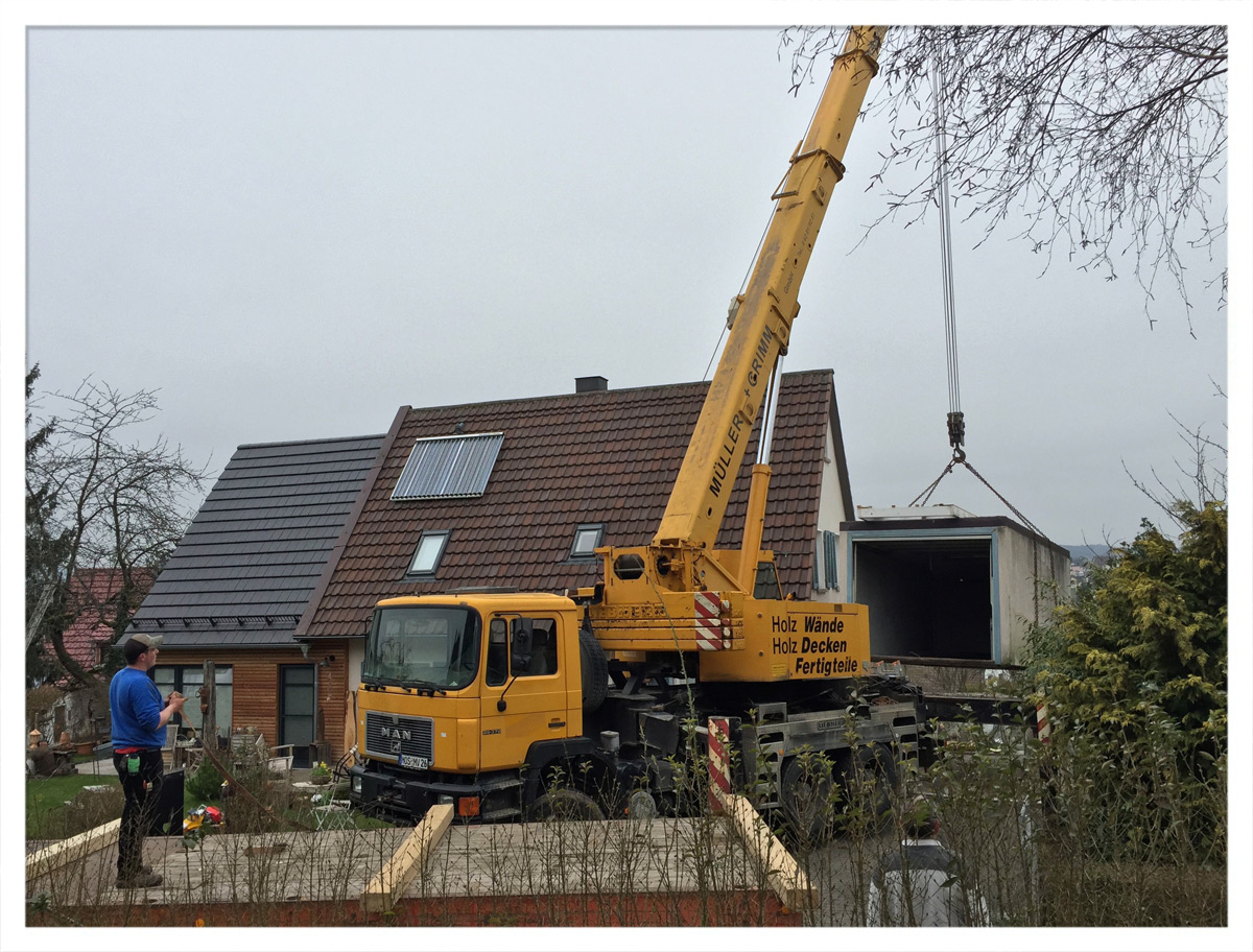 Garage im Tiefflug