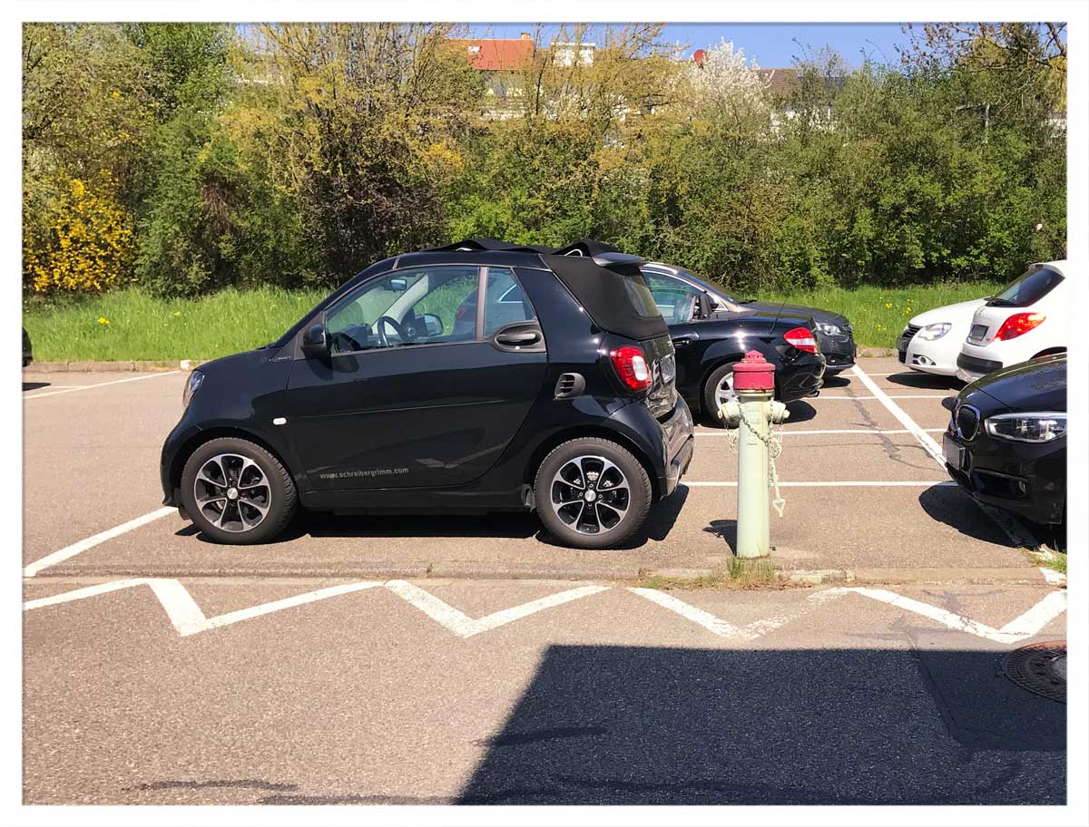 Smartes Parkplätzchen