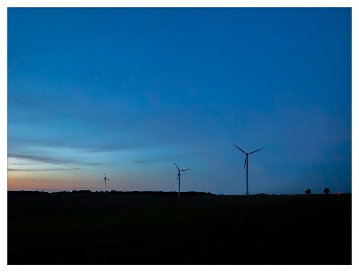 Windkrafträder zwischen Altheim und Gerichtstetten